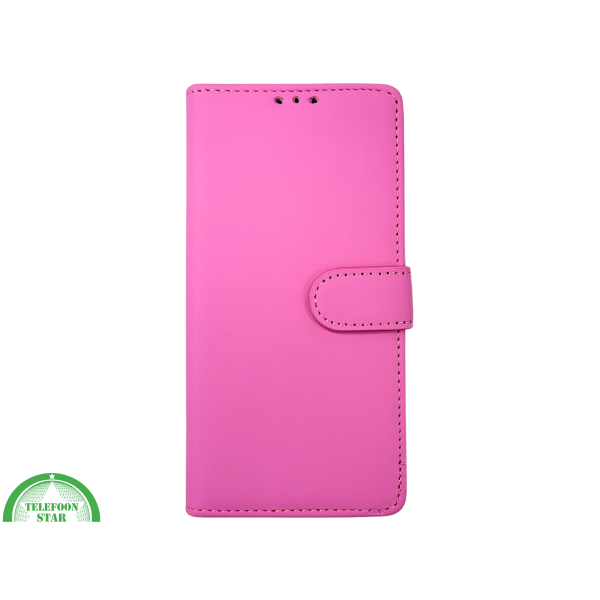 iPhone 16 Pro Bookcase Hoesje Roze &ndash; Stijlvolle Leren Look met Volledige Bescherming – foto 2
