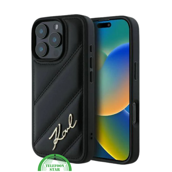 iPhone 16 Pro Luxe Leren Hoesje &ndash; Zwart | Elegant, Stevig en Stijlvol Design – foto 5