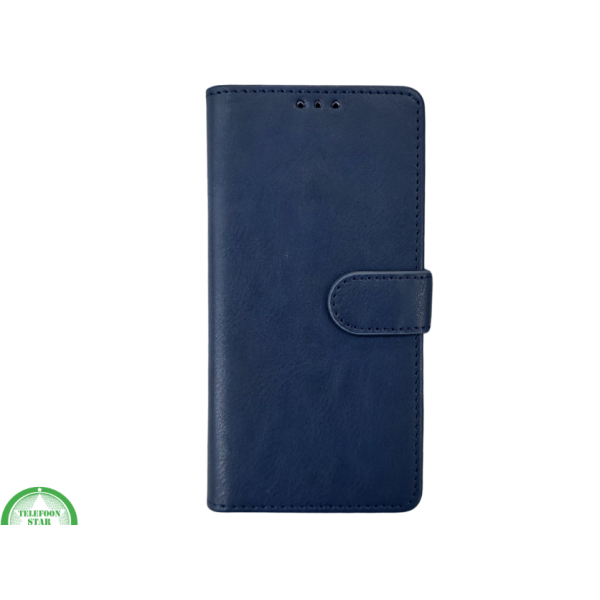 Hoesje voor iphone 17e Boek Case Leer Wallet Case Donkerblauwe  – foto 6
