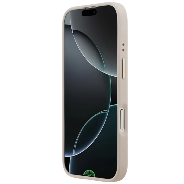 Hoesje iPhone 17 Beige met Goudkleurige Camera-Rand – foto 5