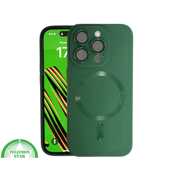 iPhone 15 Pro Max Groen Hoesje met Ringhouder &ndash; MagSafe &amp; Kickstand | Telefoonstar.nl – foto 3