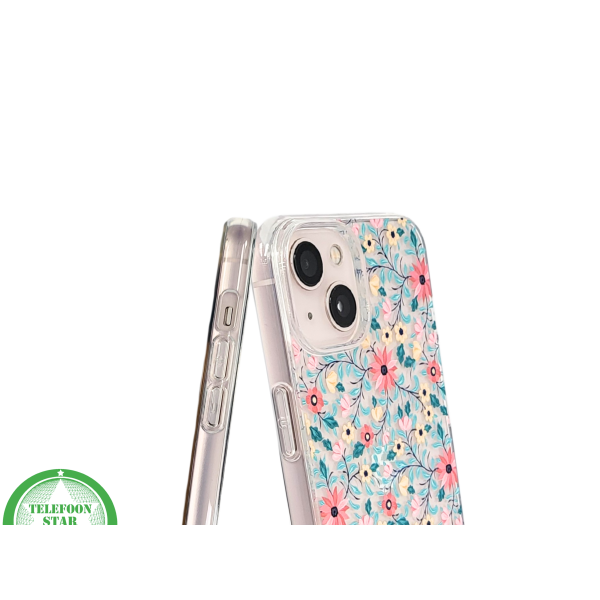 BlossomShell Floral Case &ndash; Bloemen Hoesje iPhone 13 / 14 | Telefoonstar.nl – foto 6