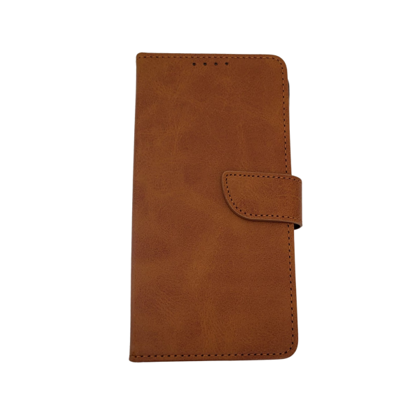 Hoesje voor iPhone 17e Licht bruin Leerlook Wallet Case – foto 6