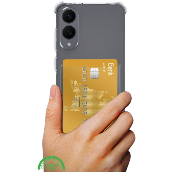 Transparant Hoesje voor Samsung S25 Edge met Kaarthouder, Praktisch, Slank &amp; Schokbestendig – foto 6