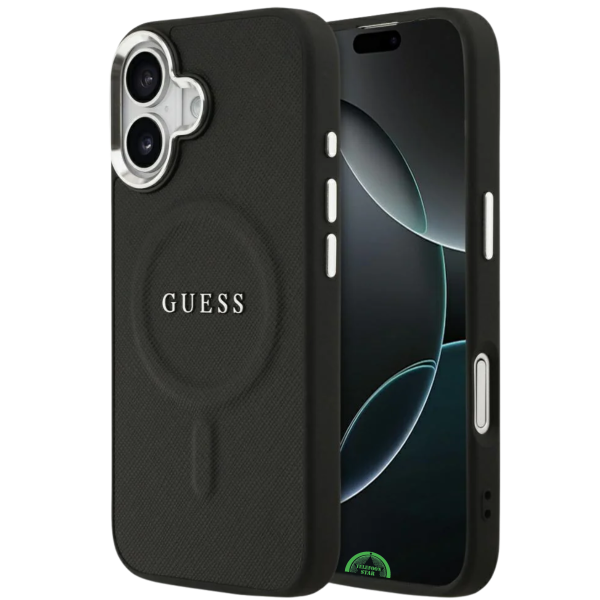 Hoesje iPhone 17 Zwart MagSafe CarbonGrip Case – foto 5