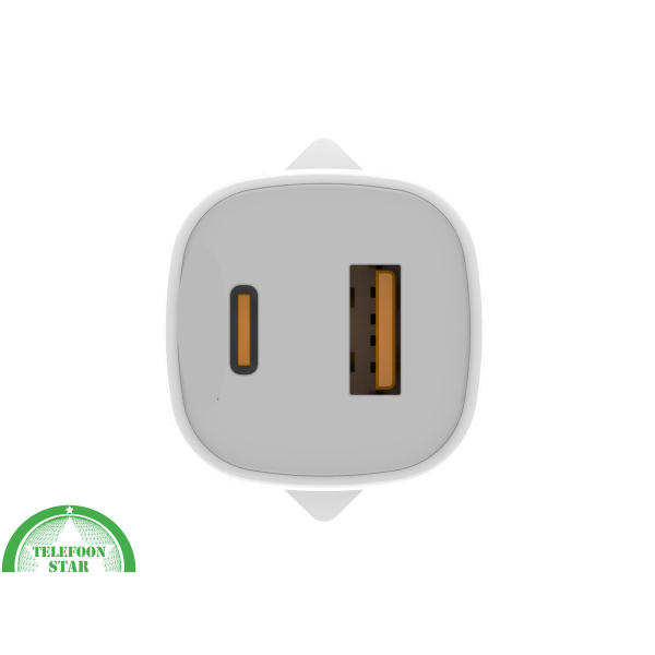 25W Snellader USB-A en USB-C Adapter &ndash; Compacte Duo Adapter – foto 4