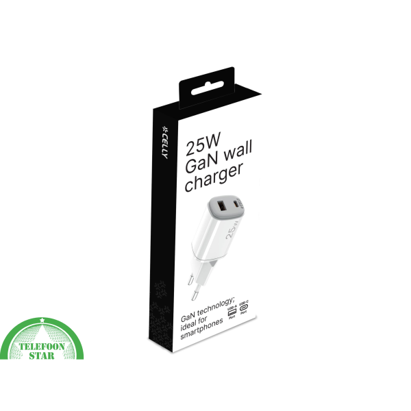 25W Snellader USB-A en USB-C Adapter &ndash; Compacte Duo Adapter – foto 3