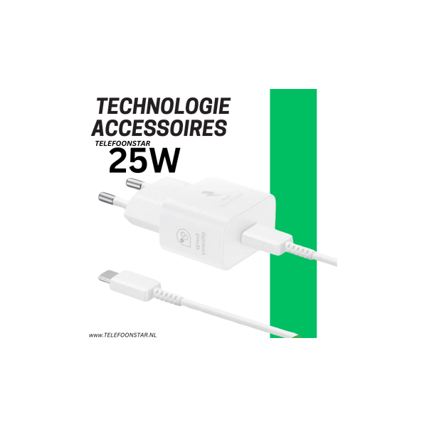 OpladerStar Reislader 25W Super Fast Charging Met USB C Kabel – foto 4