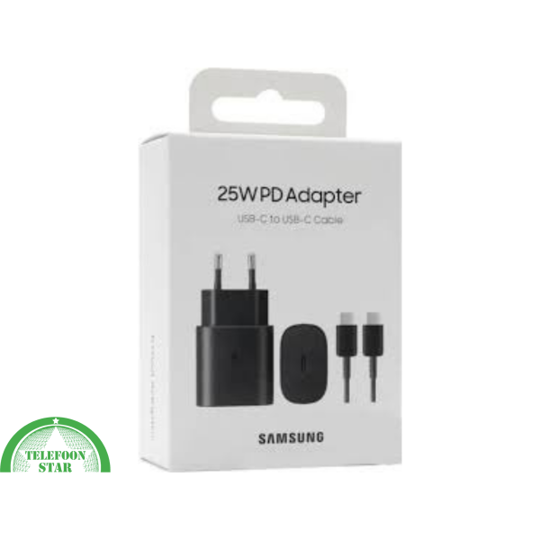 Samsung Adapter (25W PD) met kabel USB-C to USB-C Zwart – foto 6