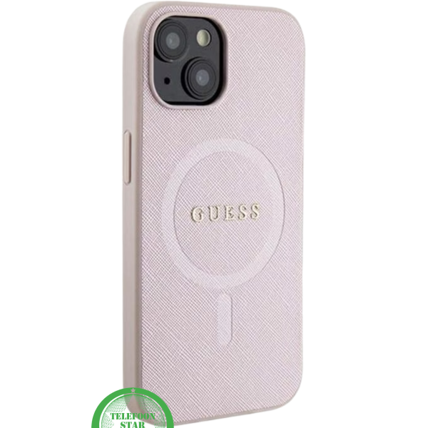 Hoesje voor iPhone 14 &ndash; RozeLuxe Design met Goudkleurig Logo – foto 3