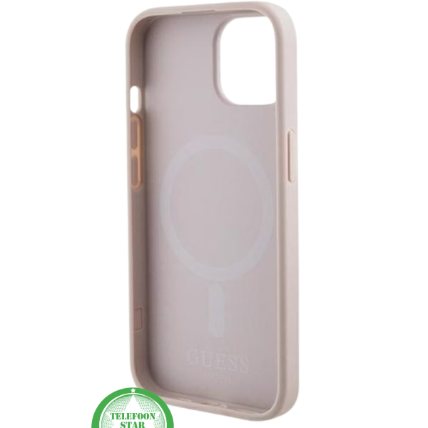 Hoesje voor iPhone 14 &ndash; RozeLuxe Design met Goudkleurig Logo – foto 2