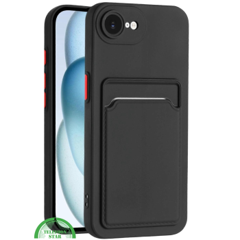 Hoesje voor iPhone 17E TPU Pasjes Backcase Praktisch, Slank & Schokbestendig