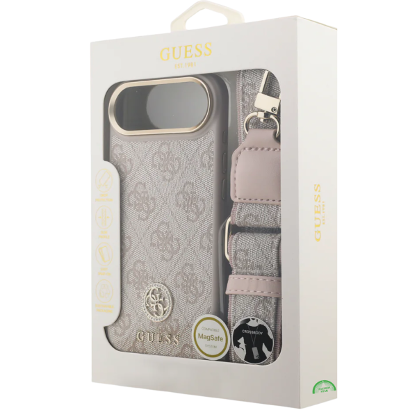 Hoesje voor iPhone 17 Air Beige met Koord en Camera Bescherming – foto 8