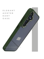 Samsung Galaxy A26 Zwart-Groen Hoesje &ndash; Schokbestendige Backcover