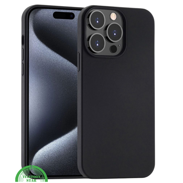 Zwart Hoesje voor iPhone 12 Pro Transparant, Slank, Helder &amp; Krasbestendig – foto 5