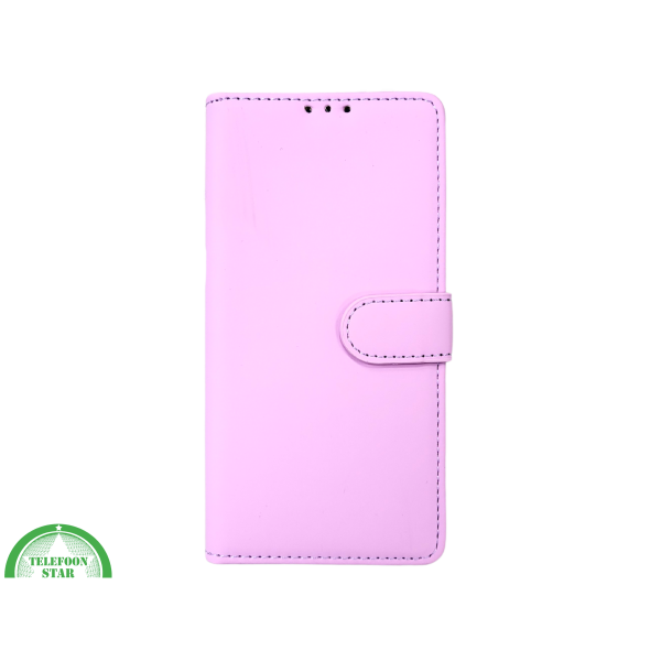 iPhone 16 Pro Bookcase Hoesje Lichtroze &ndash; Elegante Leren Look met Magnetische Sluiting – foto 2