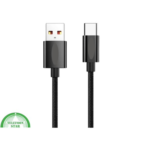 USB-C naar USB-C Kabel &ndash; 2 Meter &ndash; Snel Opladen &amp; Data Sync &ndash; Zwart &ndash; Extra Sterk – foto 5