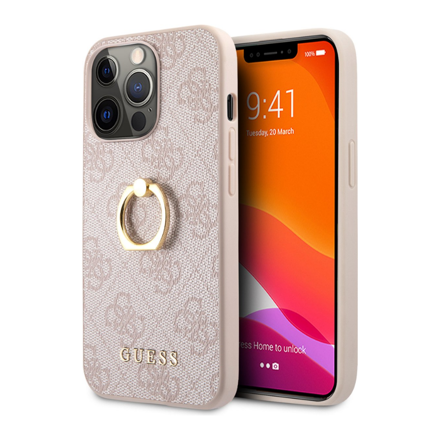  Trendy iPhone 13 Pro Ring Case Roze Edition