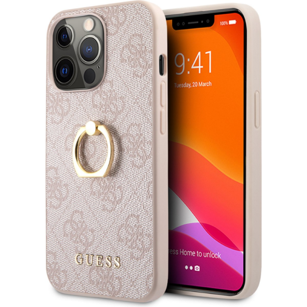  Trendy iPhone 13 Pro Ring Case Roze Edition – foto 7