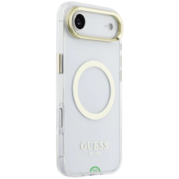 Hoesje voor iPhone 17 Air Crystal Halo Ring Case Opstaande rand aan voorzijde