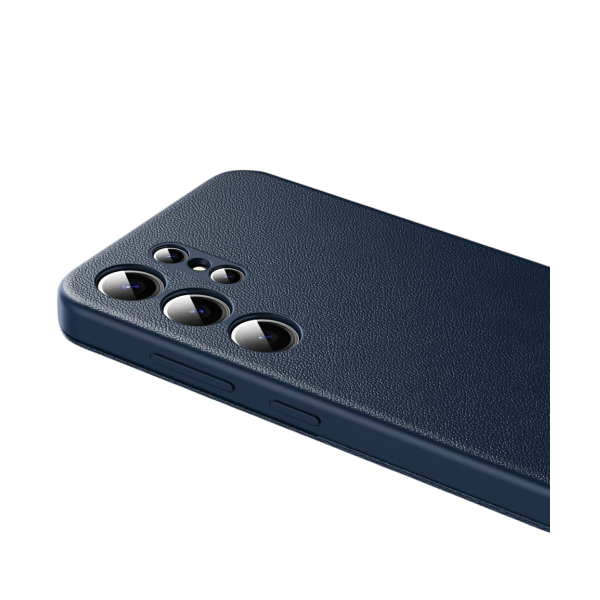 Samsung Galaxy S26 Ultra Donker Bluwe Wallet Case Met Smart Window Bescherming – foto 2
