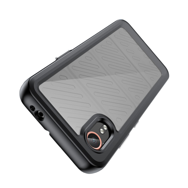 Samsung Galaxy XCover 7 Hoesje Transparante Hybride Beschermhoes met Schokbestendige Bumper – foto 3