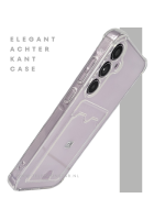 Samsung Galaxy A55 Transparant Hoesje met Kaartvak Schokbestendige Backcover