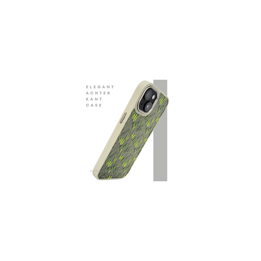 iPhone 15 Plus Hoesje Botanisch Design &ndash; Stevige Bescherming met Natuurlijke Uitstraling