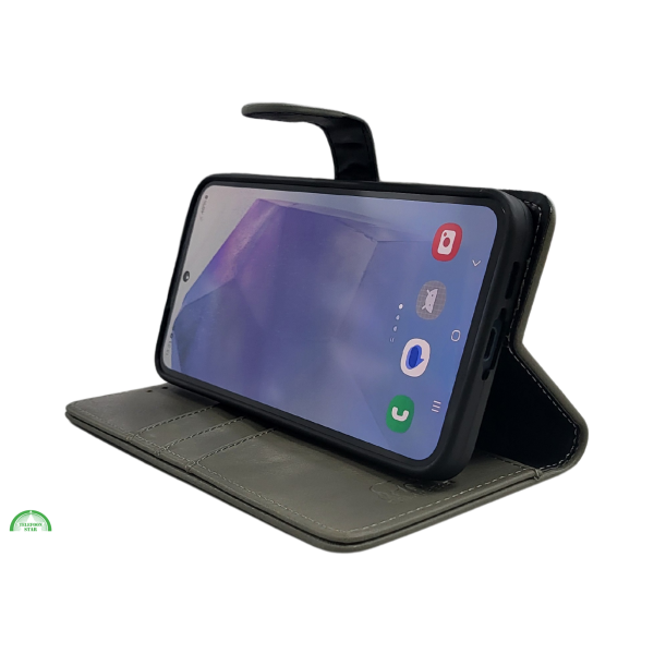 Bookcase Hoesje Samsung Galaxy A17 | Functionele Bescherming | Grijs – foto 8