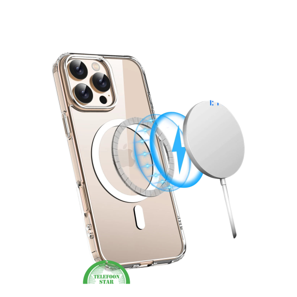 Transparant hoesje voor iPhone 16 Pro Max Silicone &ndash; MagSafe Ready, Sterke, Bescherming | Telefoonstar – foto 3