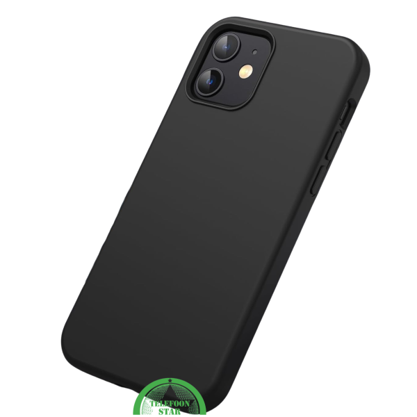 Zwart Hoesje voor iPhone 12 Mini &ndash; Slank, Elegant &amp; Krasbestendig – foto 3