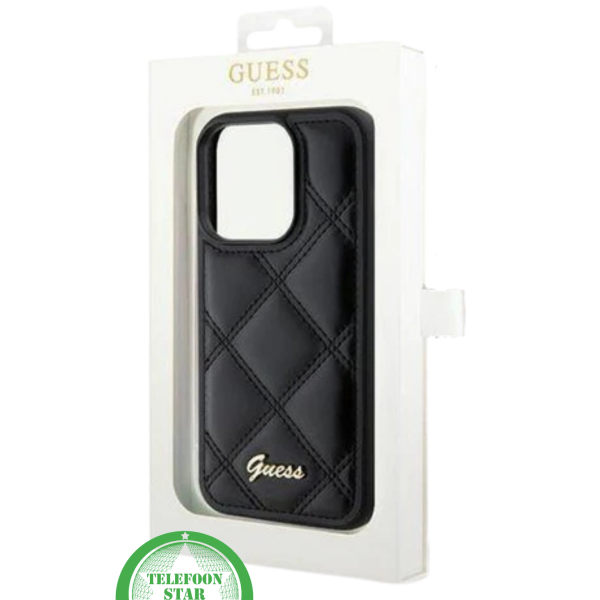 Zwart Elegant Hoesje met Goud Detail iPhone 15 Pro Max – foto 2