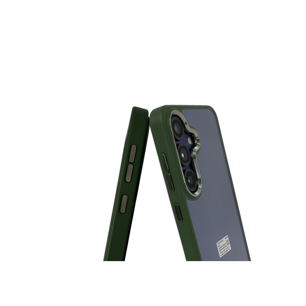 Hoesje voor Samsung Galaxy S26 Plus Transparant met Groene Randen – foto 4