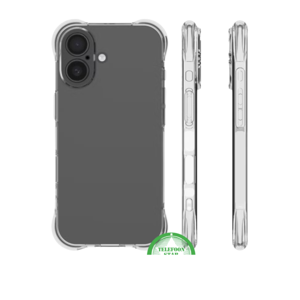 Siliconen Case Hoesje voor iPhone 17 &ndash; Slank, Schokbestendig &amp; Transparant Antishock | Telefoonstar – foto 3