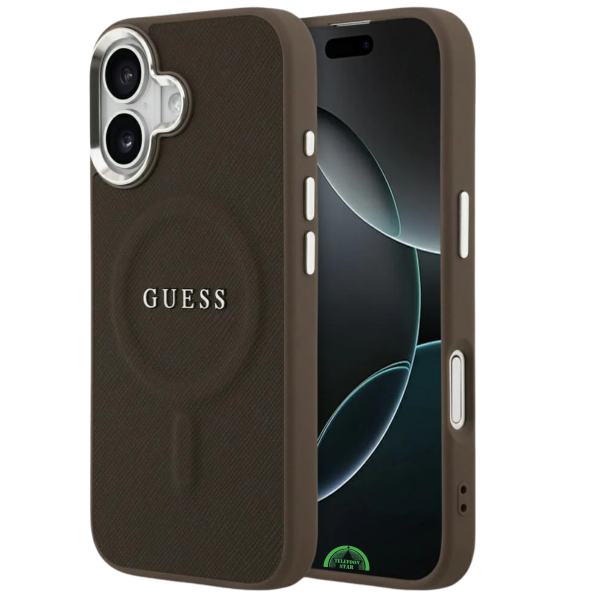 Hoesje iPhone 17 Bruin MagSafe CarbonGrip Case Sterke Slank – foto 6
