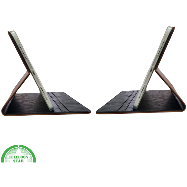 iPad 10 de Gen 2022 Hoes Luxe Bruine Bookcase 10.9 inch Schokbestendig – foto 6