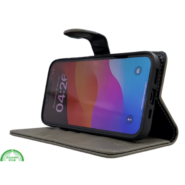 Boek case Grijs cover iPhone 16E 2025 – foto 3