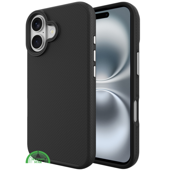 Hoesje voor iPhone 16 Plus Zwart Anti-Slip Bescherming &ndash; Sterk, Slank &amp; Gripvast – foto 2