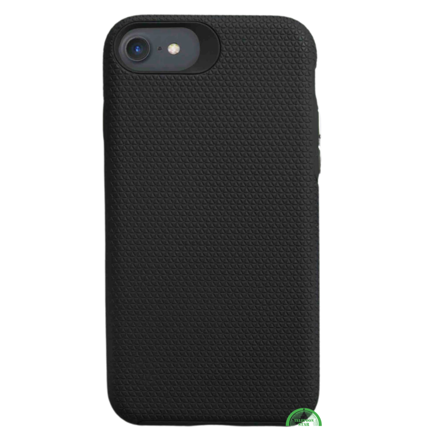 Zwart Hoesje voor iPhone SE 2022 Anti-Grip, Slank, Gripvast &amp; Krasbestendig