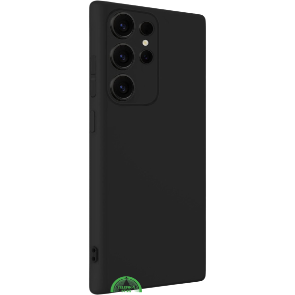 Zwart Hoesje voor S23 Ultra Transparant, Slank, Helder, silicone en Krasbestendig – foto 5
