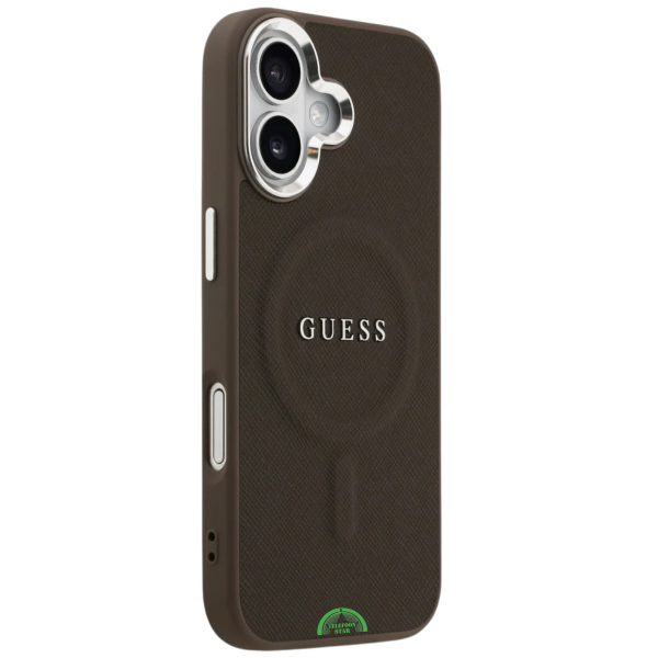 Hoesje iPhone 17 Bruin MagSafe CarbonGrip Case Sterke Slank – foto 2