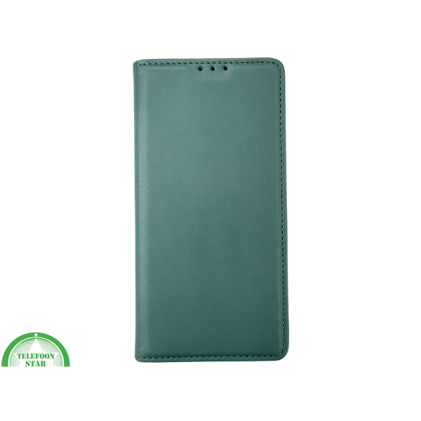 iPhone 16 Pro Bookcase Hoesje Donkergroen &ndash; Luxe Leren Look met Magnetische Sluiting – foto 2
