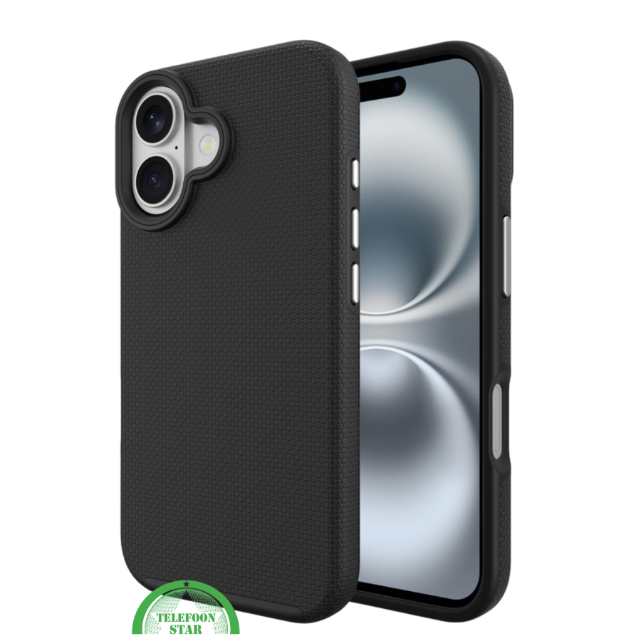 Hoesje voor iPhone 17 &ndash; Zwarte Anti-Slip Bescherming en Sterk, flexibel en schokabsorberend silicone, Slank en licht ontwerp | Telefoonstar