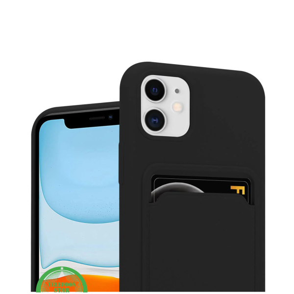 Hoesje voor iPhone 12 Mini &ndash; Transparant met Kaarthouder,Handig, Slank &amp; Shockproof – foto 6