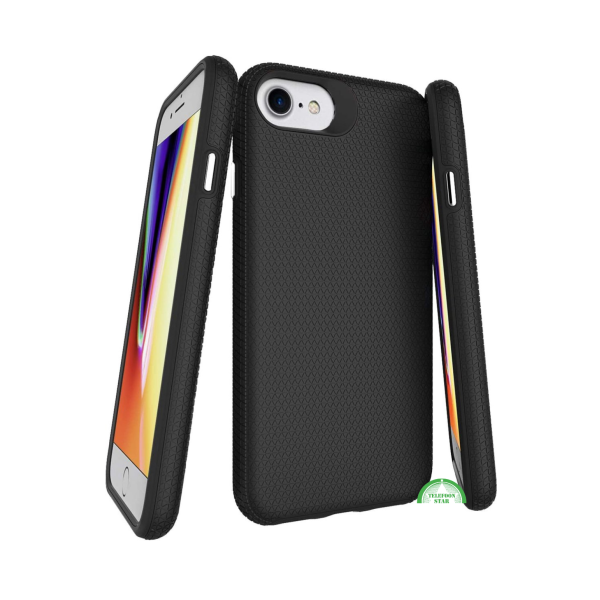 Zwart Hoesje voor iPhone SE 2022 Anti-Grip, Slank, Gripvast &amp; Krasbestendig – foto 2