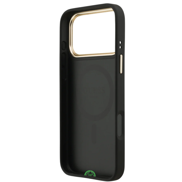 Hoesje voor iPhone 17 Pro Zwart Guess afneembare schouder- en polsband – foto 5