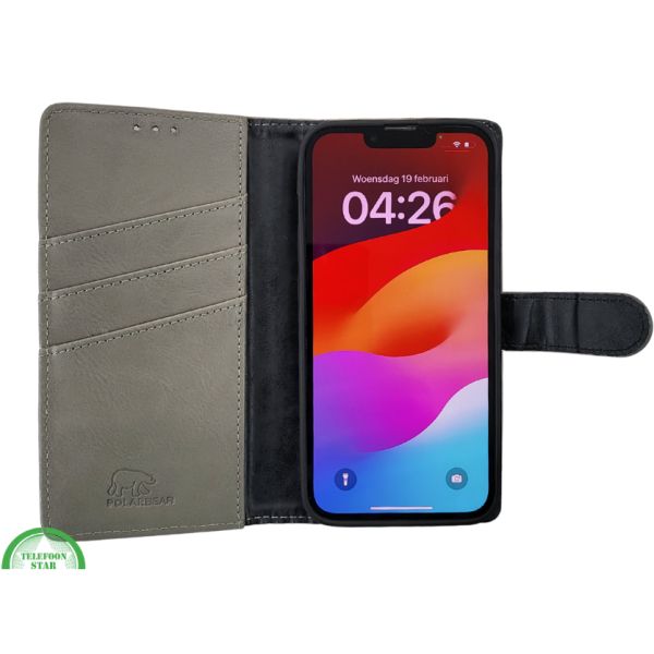 Boek case Grijs cover iPhone 16E 2025 – foto 5