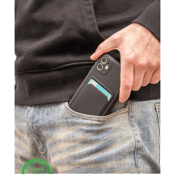 Hoesje voor iPhone 12 Mini &ndash; Transparant met Kaarthouder,Handig, Slank &amp; Shockproof – foto 4