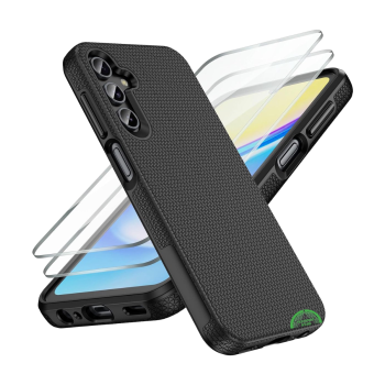 Hoesje voor Samsung A17 Zwart Anti-Slip, Grip, Sterk & Schokbestendig
