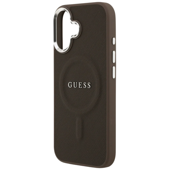 Hoesje iPhone 17 Bruin MagSafe CarbonGrip Case Sterke Slank – foto 4